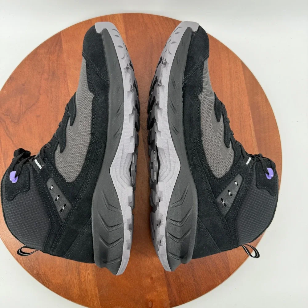 KEEN Hightrail Mid Polar Waterproof Winter Hiking Boots‎ Black Purple Women 12